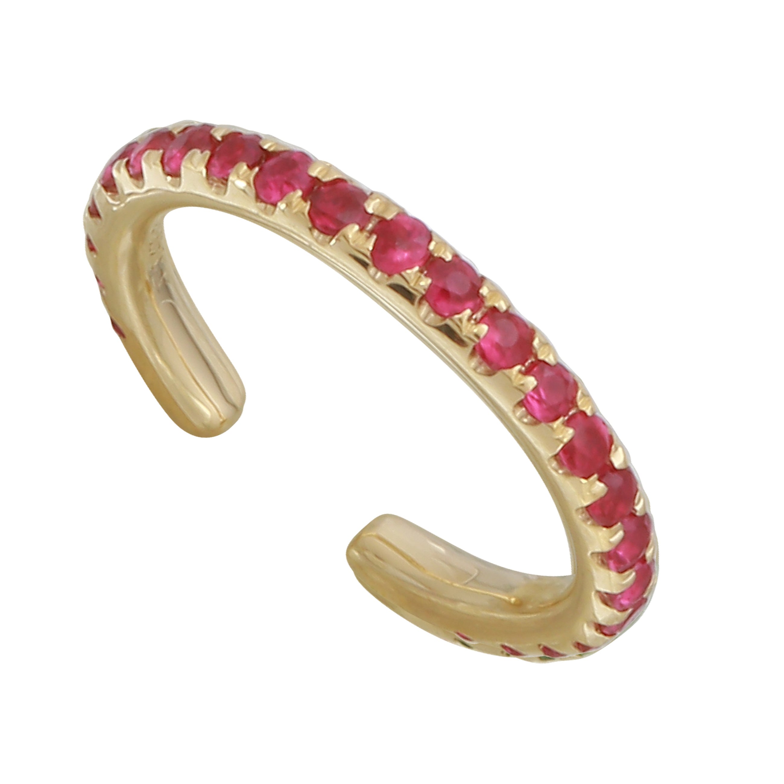 Ruby Single Ear Cuff.