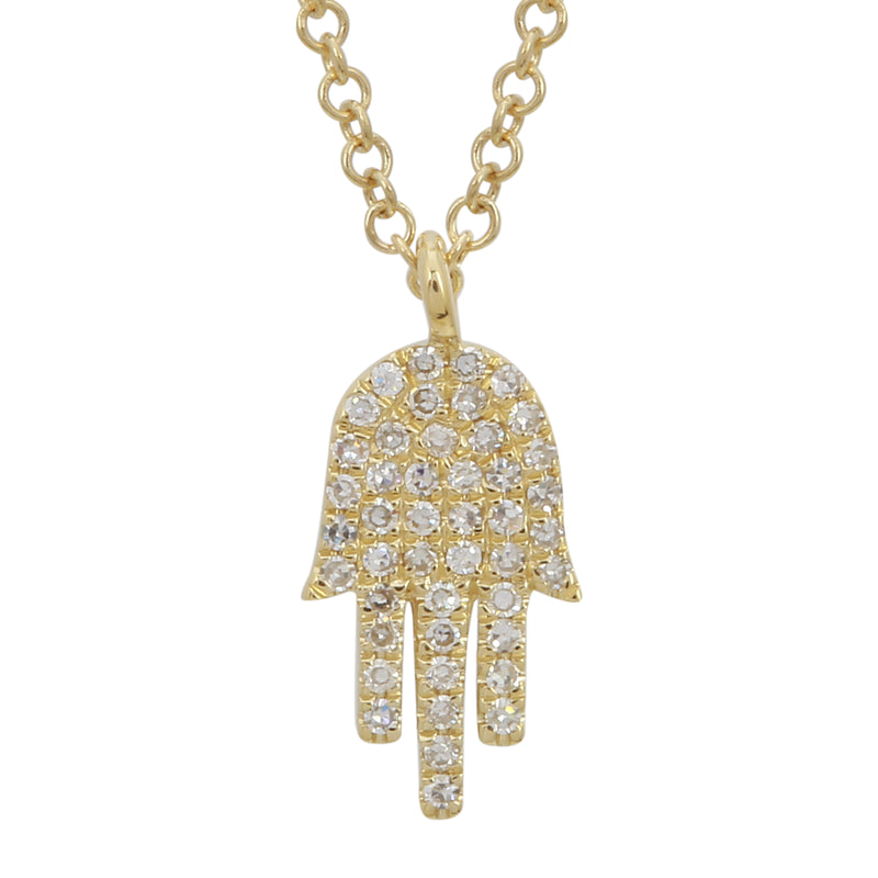 Diamond Hamsa Hand.