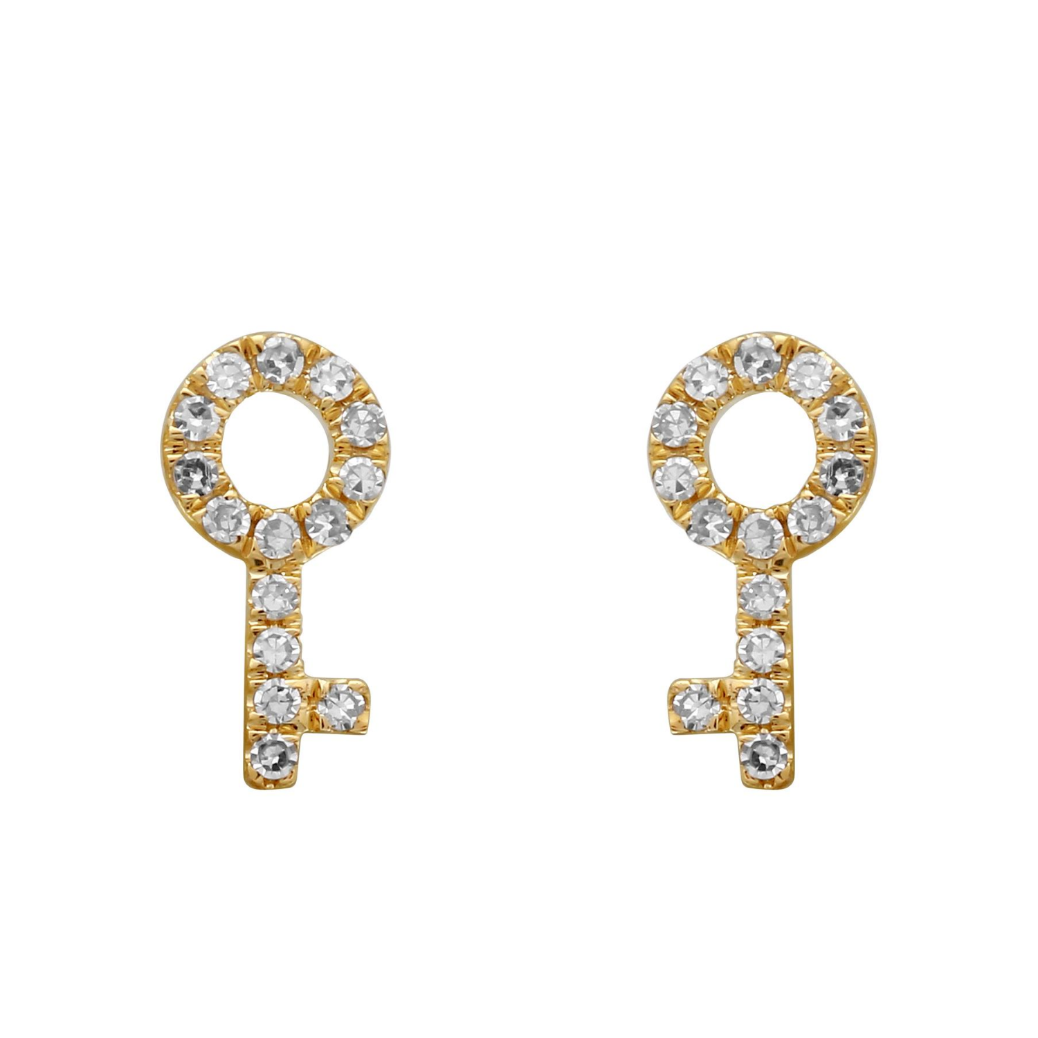 Key Stud Earrings.