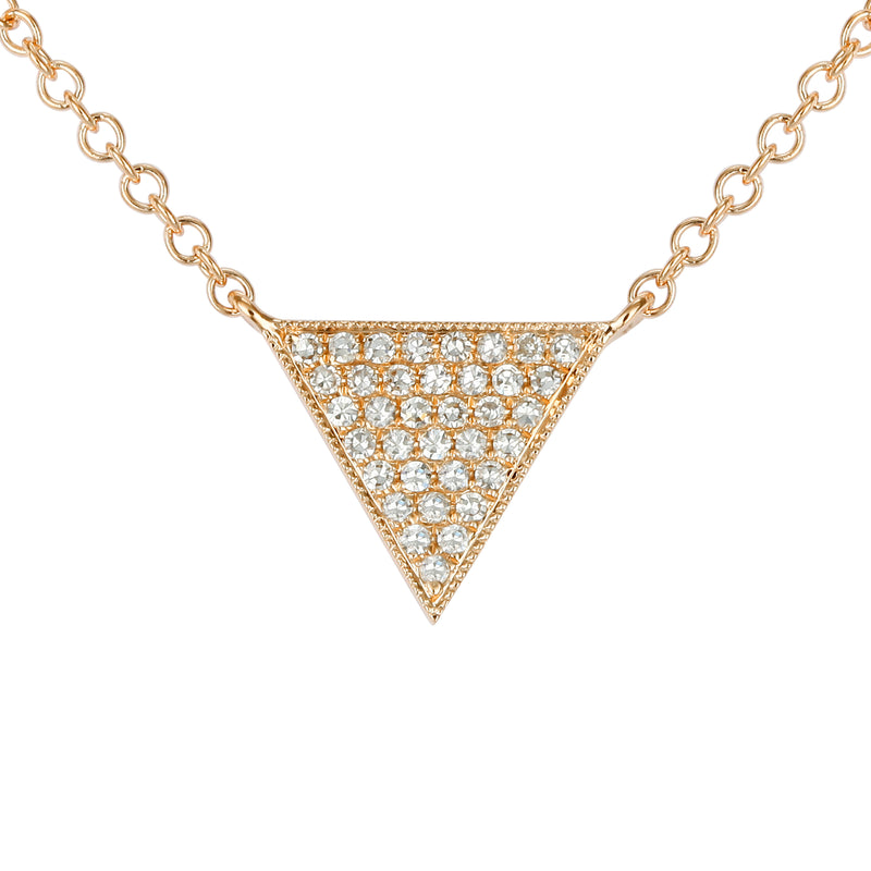 Floating Triangle Pendant.