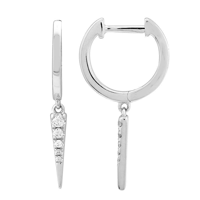 Drop Spike Hoops.