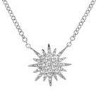 Sunburst Pendant Necklace.