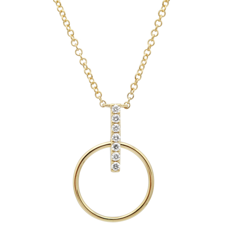 Circle Bar Pendant.