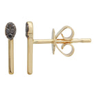 Match Stick Earrings.