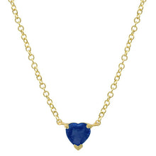 Heart Cut Solitaire Necklace.