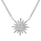 Sunburst Pendant Necklace.