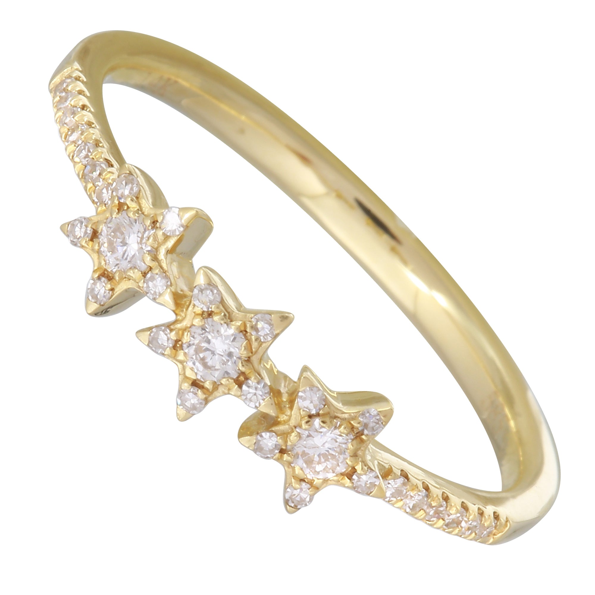 3 Star Stack Ring.