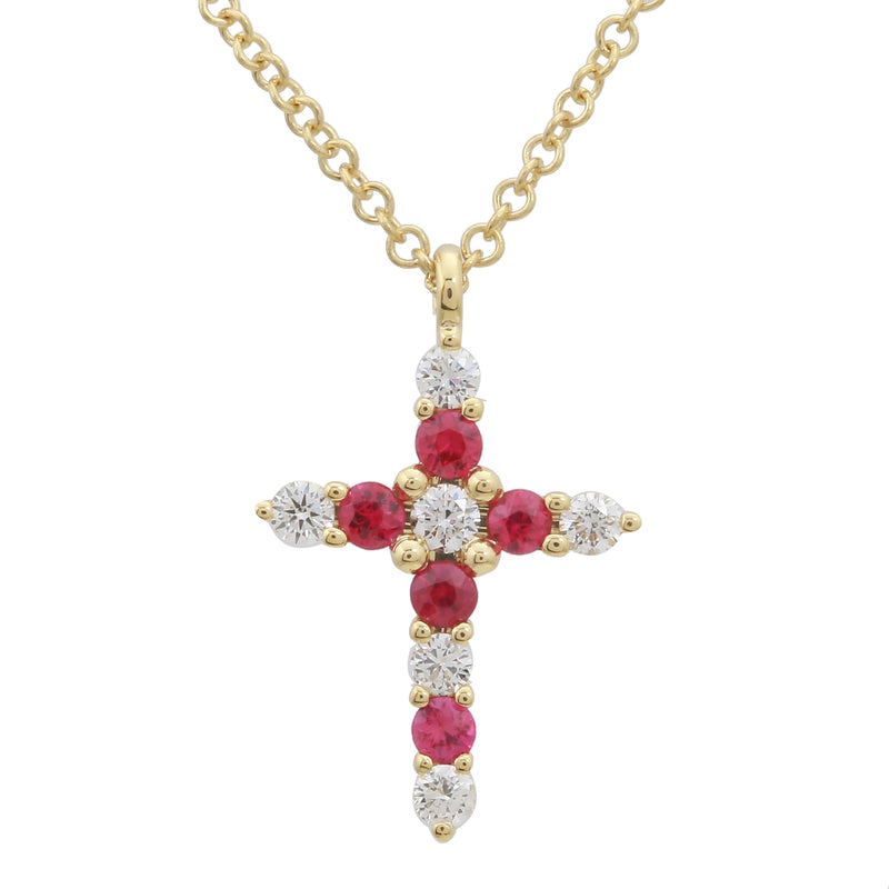 Ruby Diamond Cross.