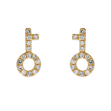 Key Stud Earrings.
