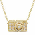 Diamond Camera Necklace.