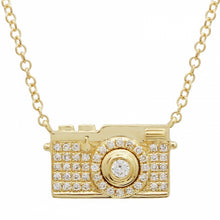 Diamond Camera Necklace.