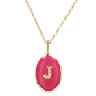 Letterman Locket Necklace.