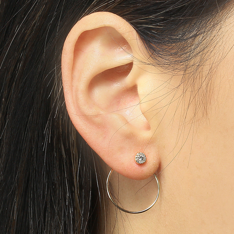Big Ear Jacket Threader Hoops.