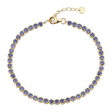 Color Gemstone Tennis Bracelet.