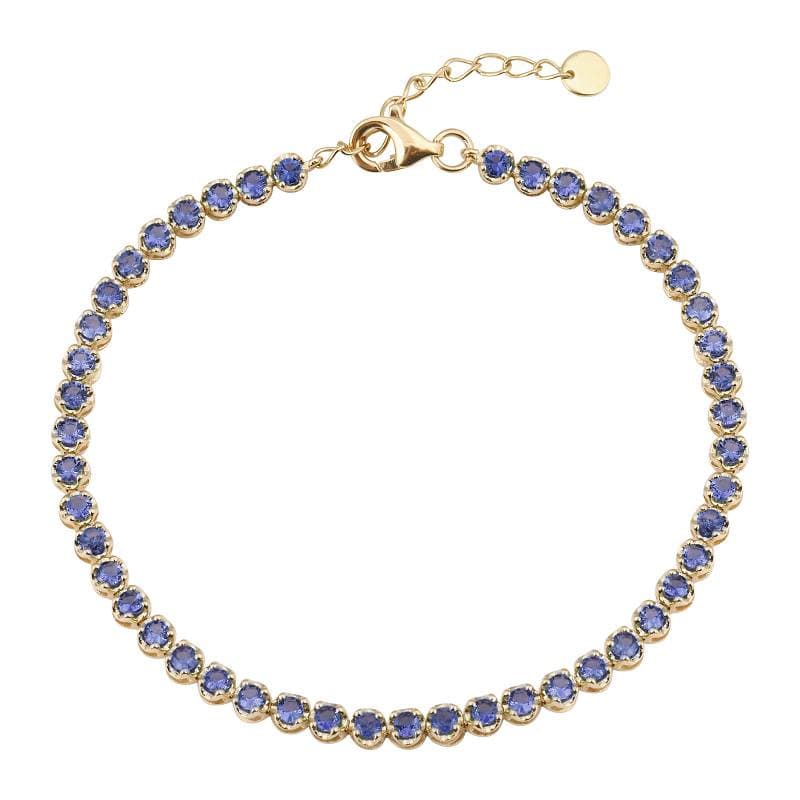 Color Gemstone Tennis Bracelet.
