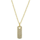 Pave ID Tag Ring.