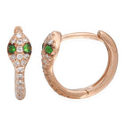 Snake Cuff Hoop Earrings.