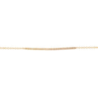 Curved Bar Link Bracelet.