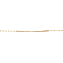 Curved Bar Link Bracelet.