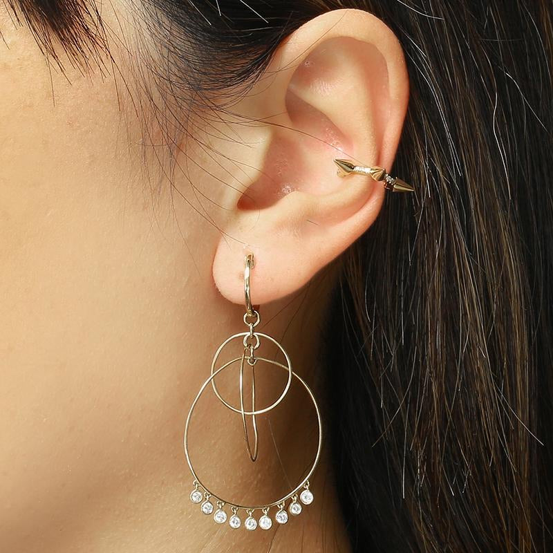 Spike Hoop Studs.