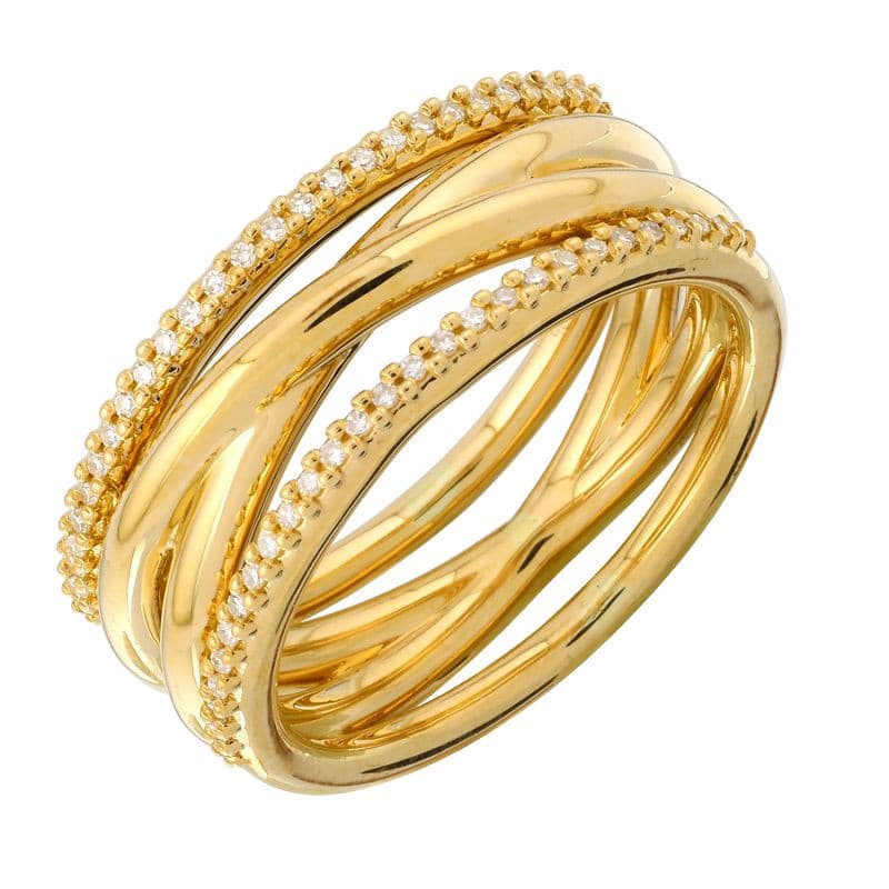 Light Gold 4 Ring Stack.
