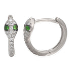 Snake Cuff Hoop Earrings.