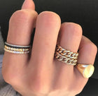 Gold Link Ring.