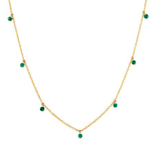 7 Diamond Charm Necklace.