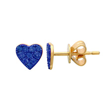 Rhodium Heart Earrings.