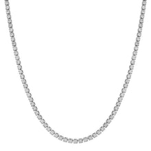 Lapis Gemstone Tennis Necklace.