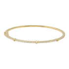 Studded Diamond Bangle.