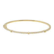 Studded Diamond Bangle.