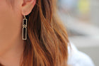 Diamond Leverback Earrings.