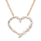 Diamond Open Heart Pendant.