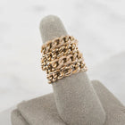 Gold Link Ring.