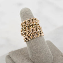 Gold Link Ring.