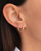 Double Handcuff Earring.