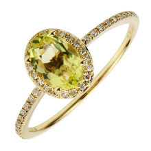 Oval Gemstone Halo Engagement Ring.