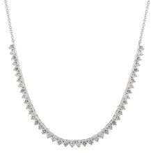 3 Prong Tennis Chain Necklace.