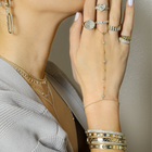 Crown Prong Diamond Tennis Y Chain Necklace.