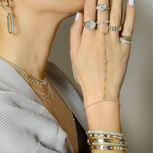 Crown Prong Diamond Tennis Y Chain Necklace.