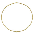Crown Prong Diamond Tennis Necklace.