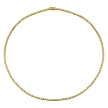Crown Prong Diamond Tennis Necklace.