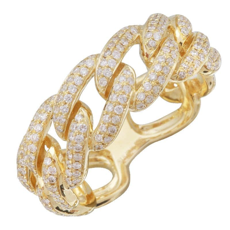 Gold Link Ring.
