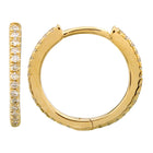 Diamond Pave Hoops.