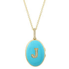 Letterman Locket Necklace.