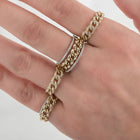 Gold Link Ring.