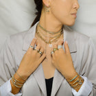Diamond Toggle Oval Link Chain Necklace.