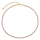Lapis Gemstone Tennis Necklace.