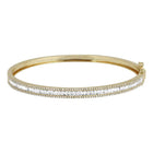 Framed Diamond Baguette Bangle.